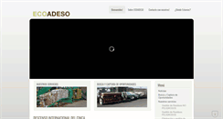 Desktop Screenshot of ecoadeso.net